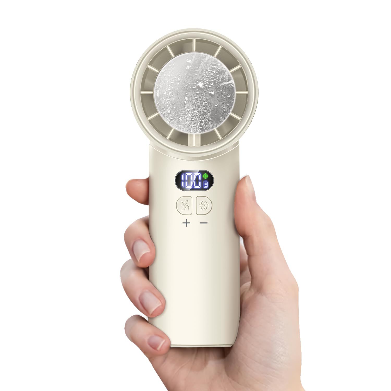 携帯扇風機 ハンディファン 【冷却プレート付き 3in1モデル】 超高速大風量 卓上扇風機 5200mah 瞬時冷感 MAX-20℃冷却大容量 充電式USB扇風機 1-100無段階調節 長時間持続使用 5枚羽根 強力 ストラップ付き 液晶画面 508c6cee