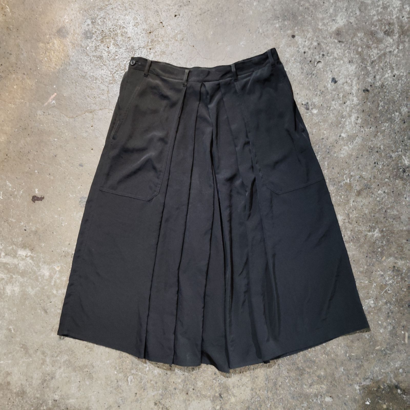 Yohji Yamamoto POUR HOMME 24ss トリアセテートタキシードクロス袴