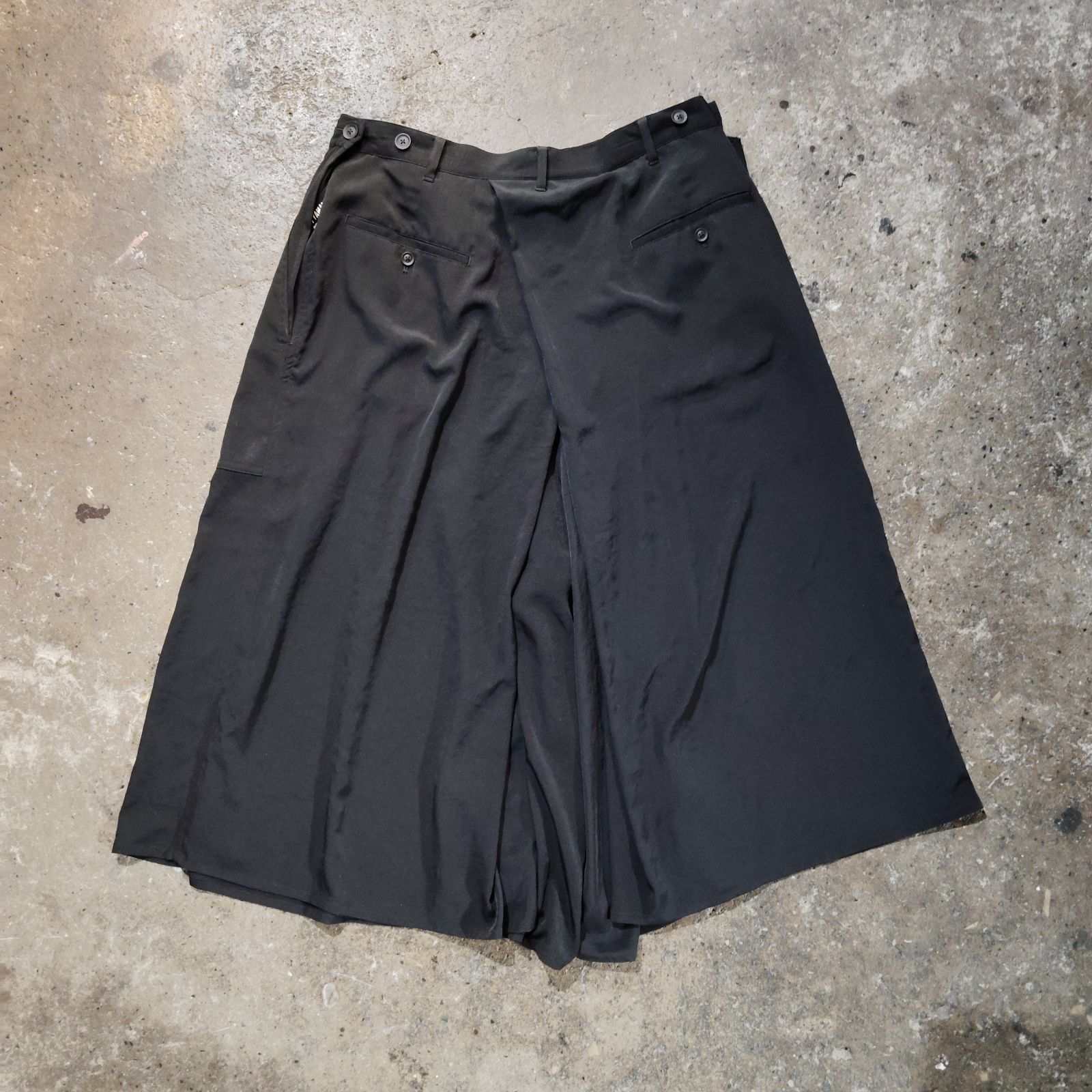 Yohji Yamamoto POUR HOMME 24ss トリアセテートタキシードクロス袴