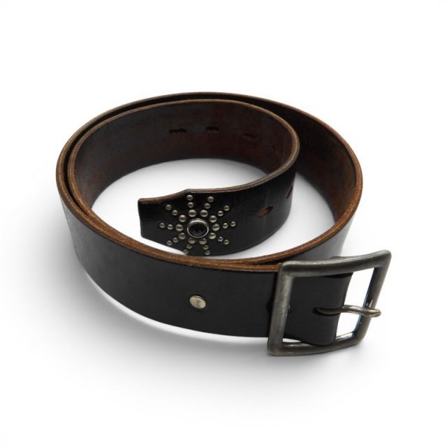 HTC スタッズベルト　ブラック　36 フラワー HTC FLOWER STUD BELT BLACK サイズ36 エイチティーシー フラワー