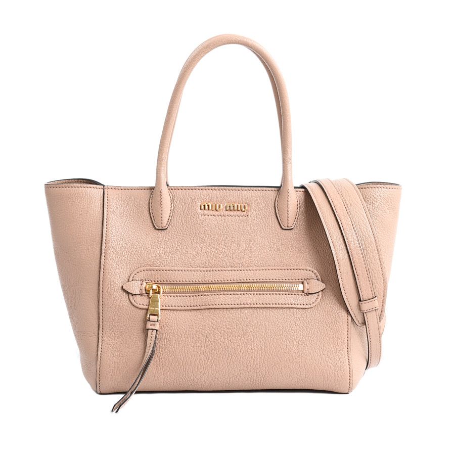 MIU MIU ミュウミュウ トートバッグ 2WAYハンド 5BG137