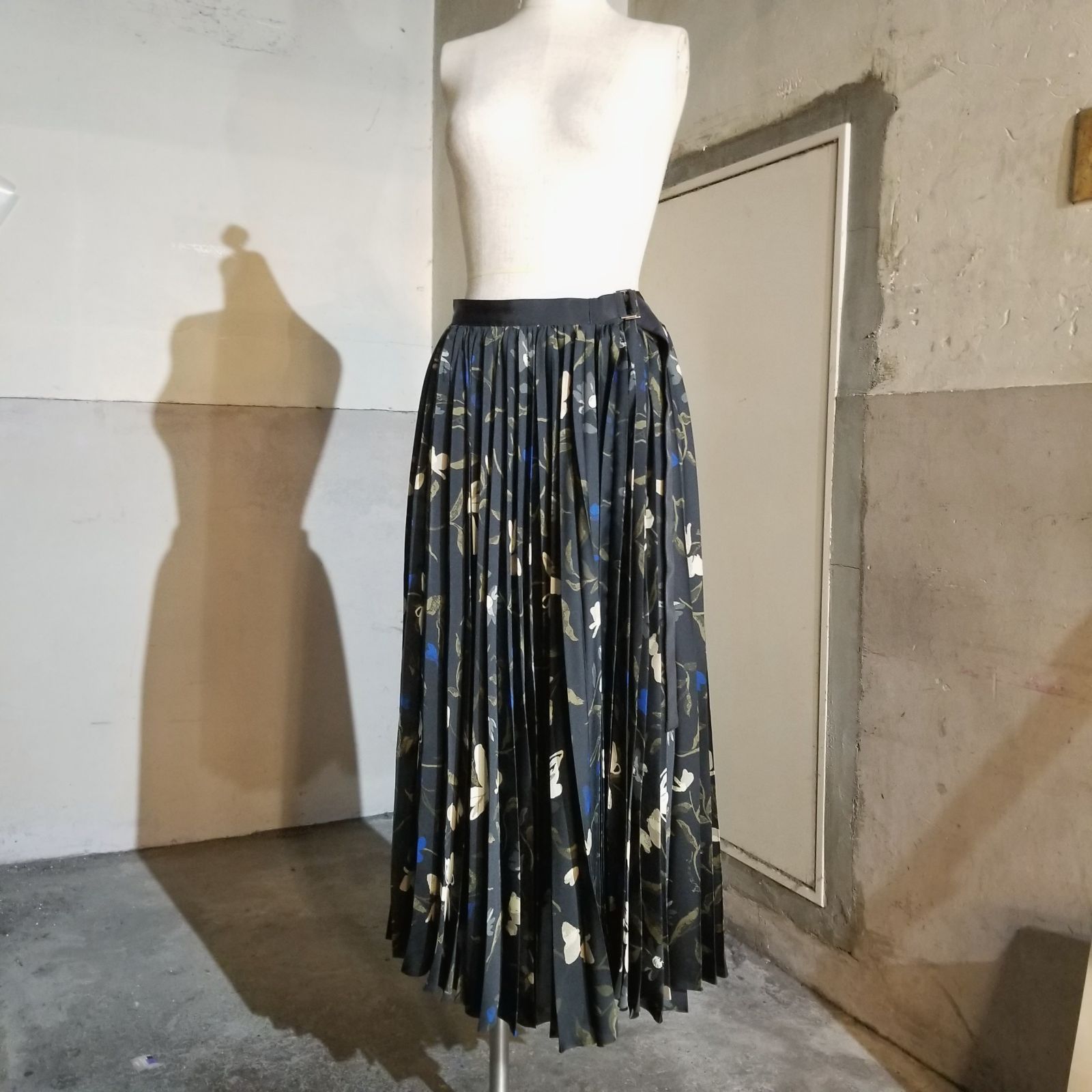sacai 24ss フローラルプリント プリーツスカート 1 サカイ 24-07298