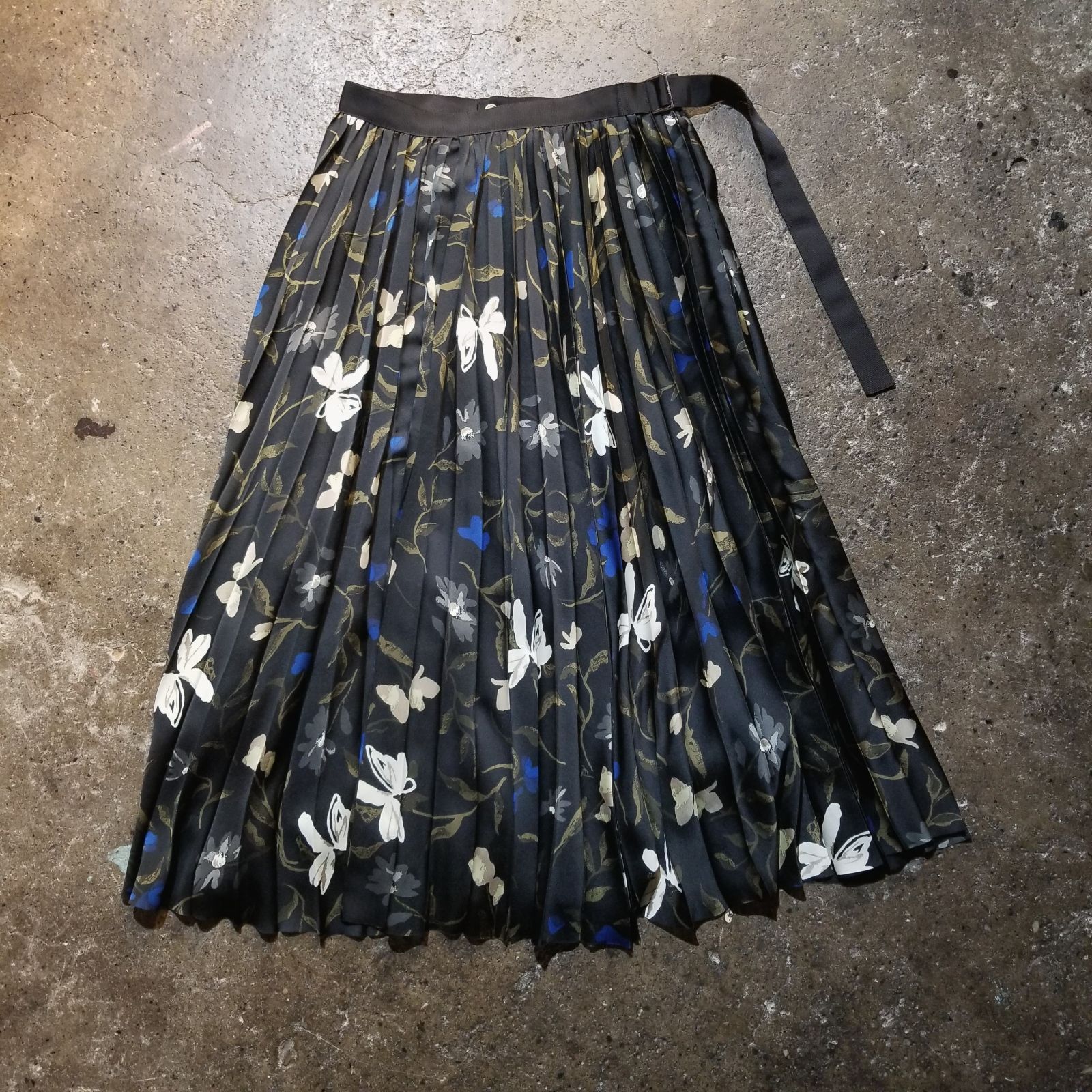 sacai 24ss フローラルプリント プリーツスカート 1 サカイ 24-07298