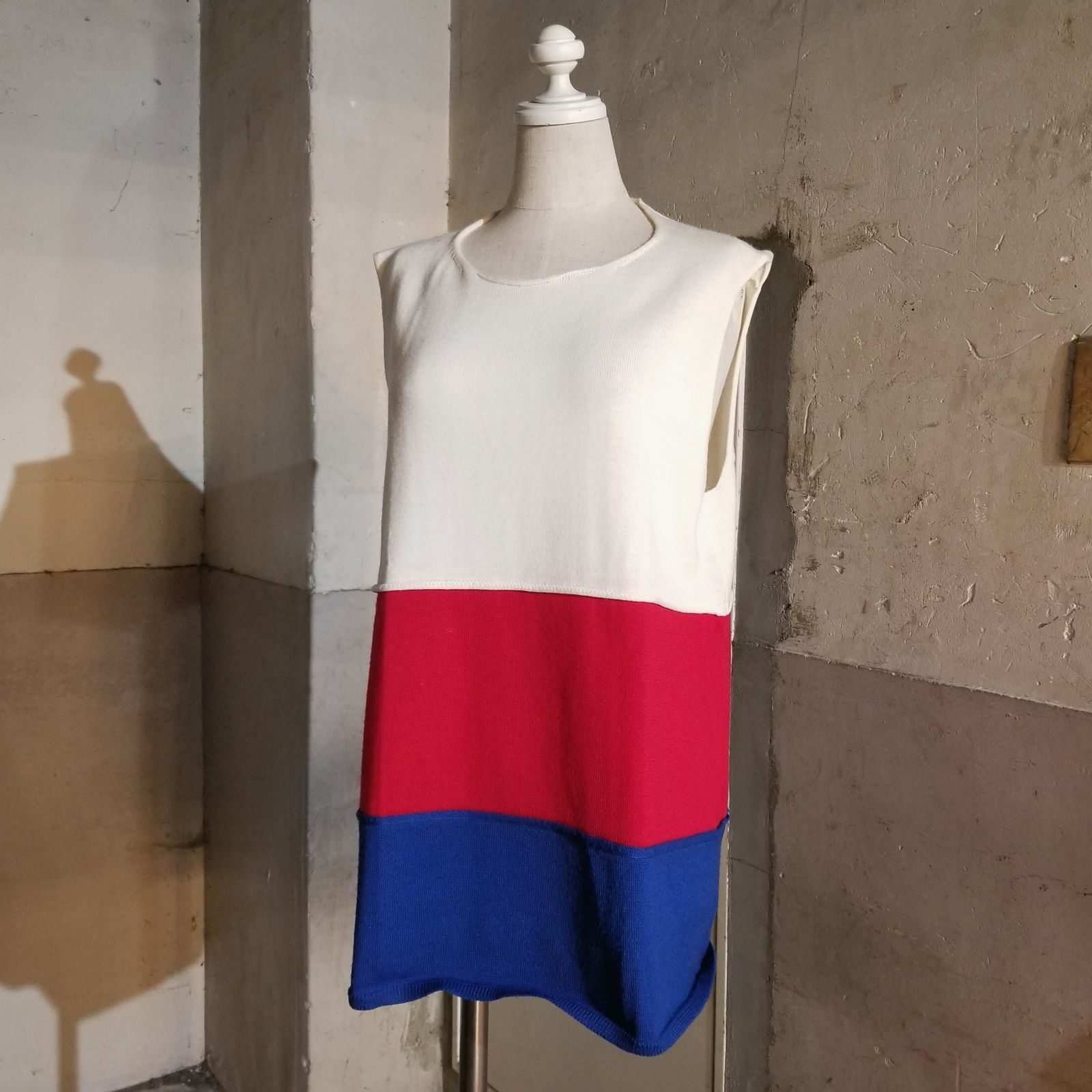 COMME des GARCONS 20aw 切替ニットベスト S コムデギャルソン 2020aw 