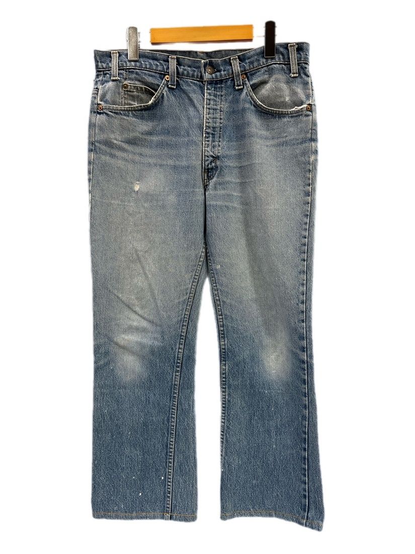 リーバイス Levi's 80s 80年代 517 ボタン裏刻印575 オレンジタブ ジッパーフライ オレンジタブ USA製 アメリカ製 フレア ブーツカット 青 デニム ブルー W34L30 101MB-996