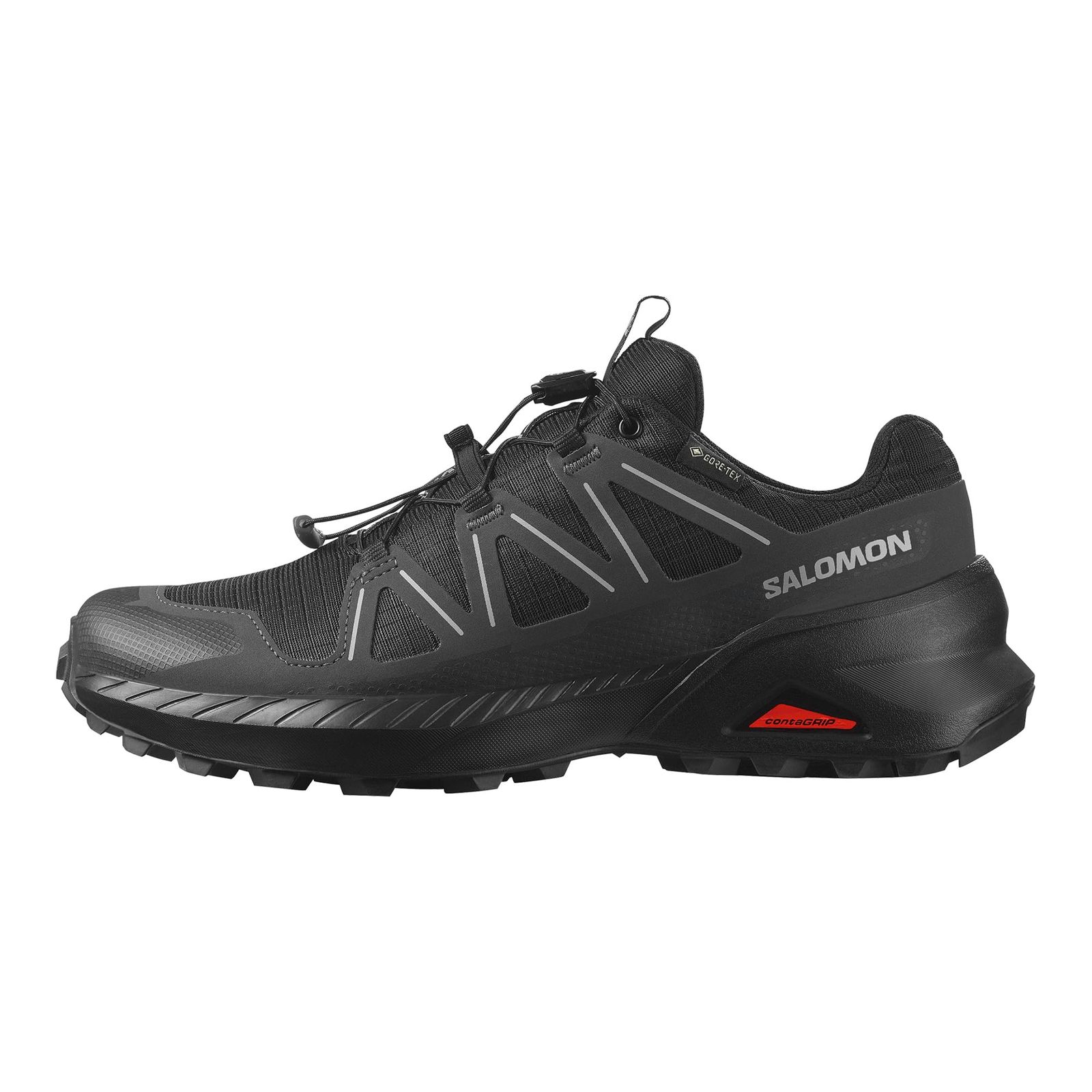 新品 [サロモン] トレイルランニングシューズ SPEEDCROSS PEAK GORE-TEX WOMEN (スピードクロス ピーク ゴアテックス) レディース L47603500 Black/Black/Phantom 25.5 cm