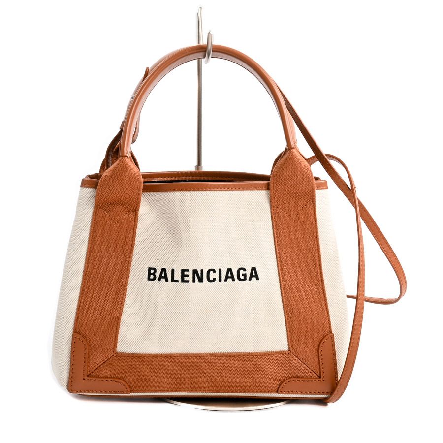 BALENCIAGA バレンシアガ ハンドバッグ ネイビーカバスXS 390346