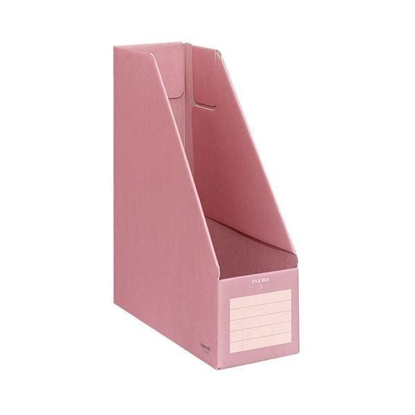 (まとめ) コクヨ ファイルボックスS A4タテ 背幅102mm ピンク フ-E450P 1冊 〔×30セット〕