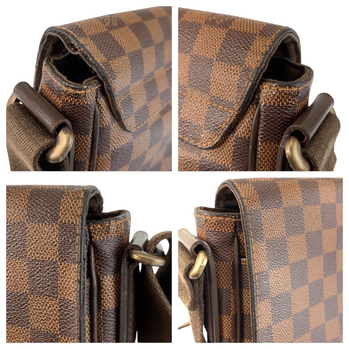 LOUIS VUITTON ルイヴィトン ダミエ ディストリクトPM ブラウン PVC