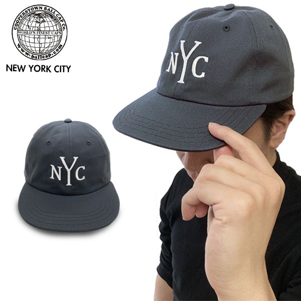 COOPERSTOWN BALLCAP クーパーズタウンボールキャップ NYC2 ニューヨークシティ ロゴ 春夏秋冬 コットン 綿 100%