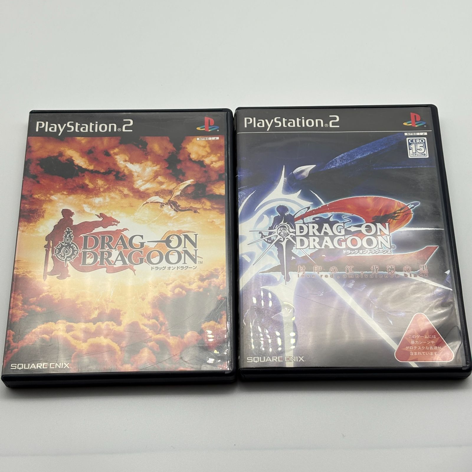 ドラッグオンドラグーン 1 2 セット Drakengard PlayStation2 PS2 