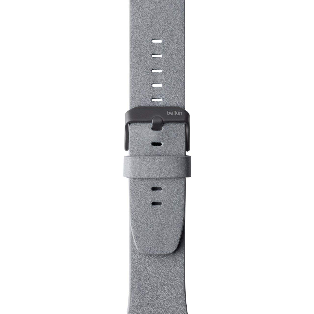 新品 belkin Apple Watch用 レザーバンド 38mm イタリアンレザー 牛革[国内正規品]グレイ F8W731btC02