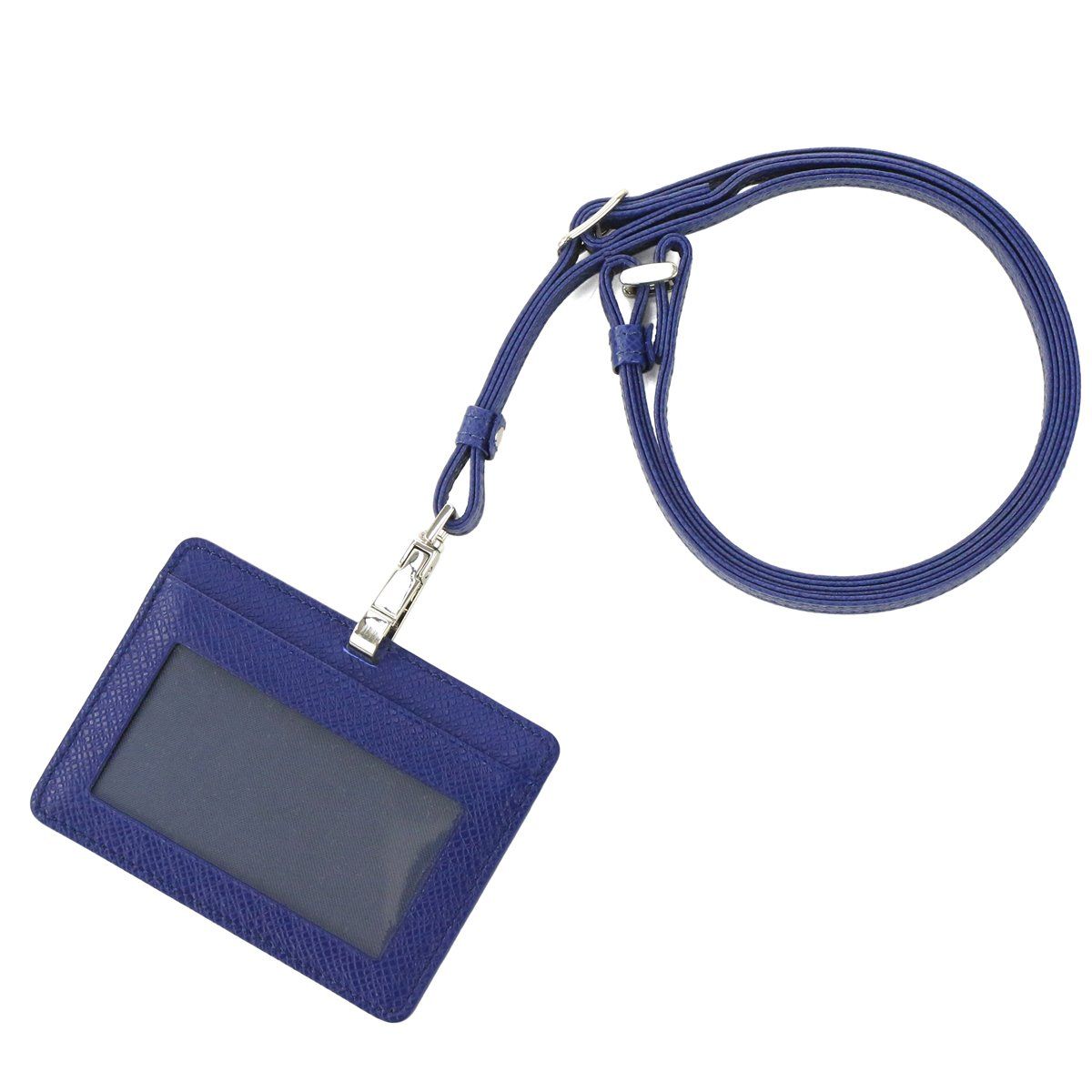 新品 ペッレモルビダ IDカードケース 本革 バルカ エンボスレザー PMO-BA312 メンズ ブルー PM-BA312-BLU