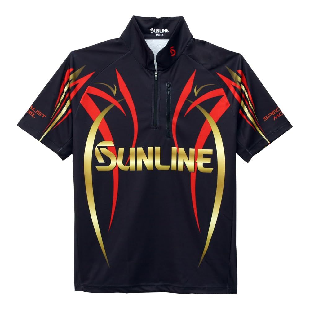 新品 サンライン(SUNLINE) PRODRYシャツ(半袖) SUW-04502CW ブラック L