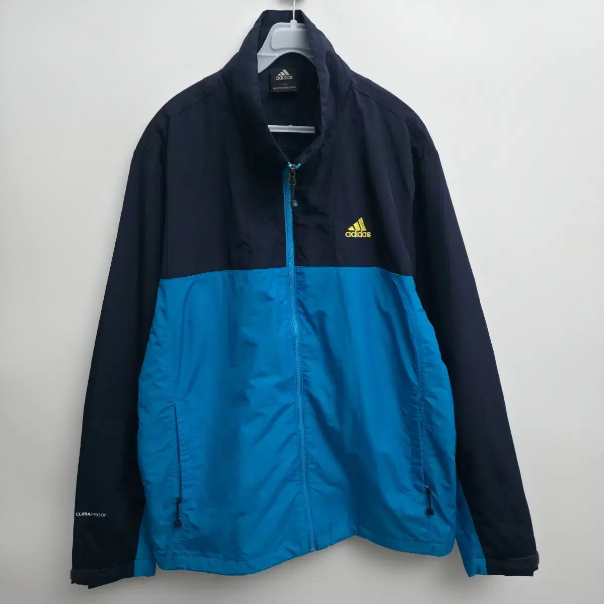 XXL アディダス ウィンドブレーカー ネイビー/ブルー