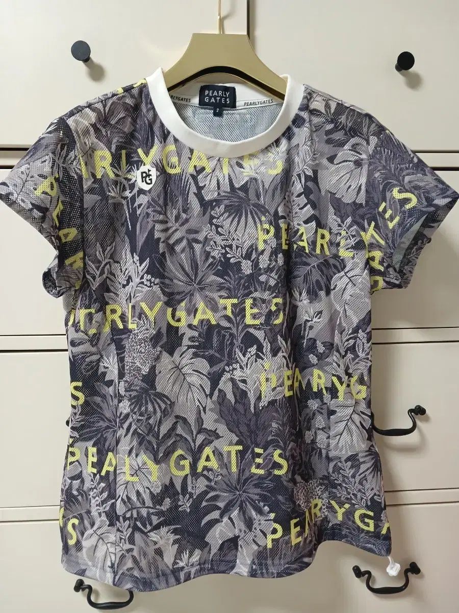 パーリーゲイツ レディース メッシュ 半袖Tシャツ (100) 状態良し