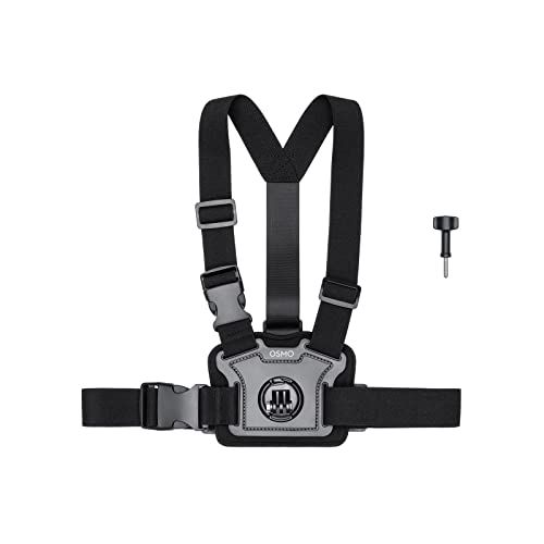DJI Osmo Action チェストストラップ マウント、互換性:Osmo Action、DJI Action 2、Osmo Action 3、Osmo Action 4、Osmo Action 5 Pro、Osmo 360、Osmo Nano、Osmop
