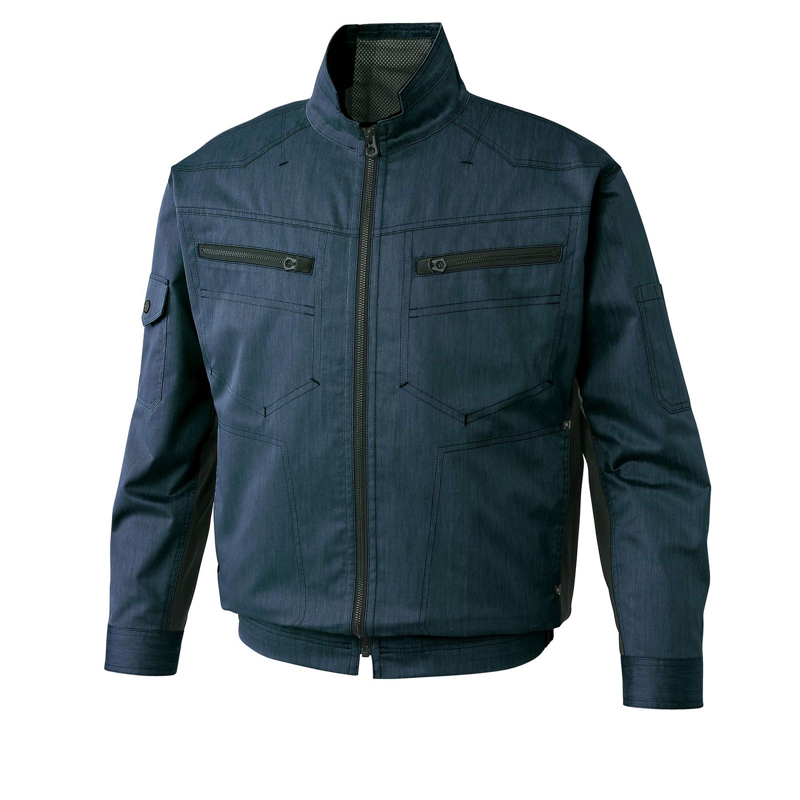 新品 サンエス(SUN-S) 空調風神服 長袖ブルゾン KU93900 インディゴ M 【服のみ】