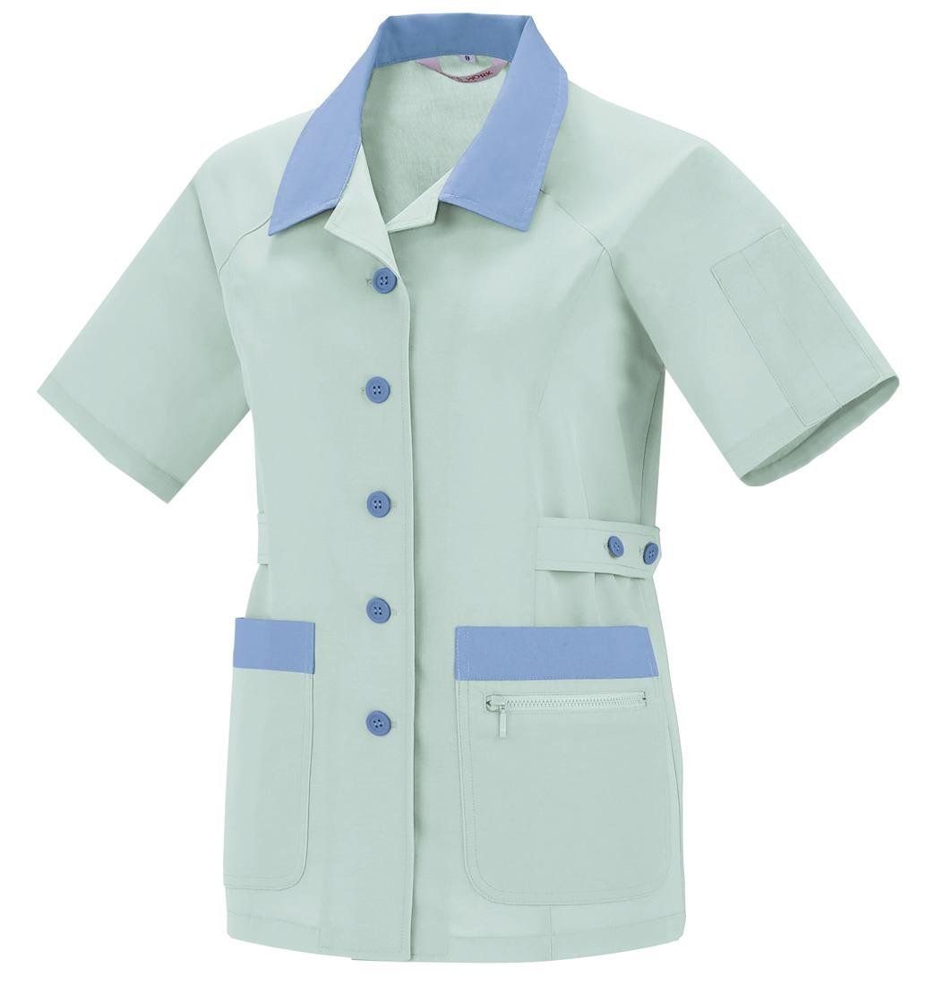 新品 [ジーベック] 作業服(ジャケット) 1322-60-15 レディース グリーン 15