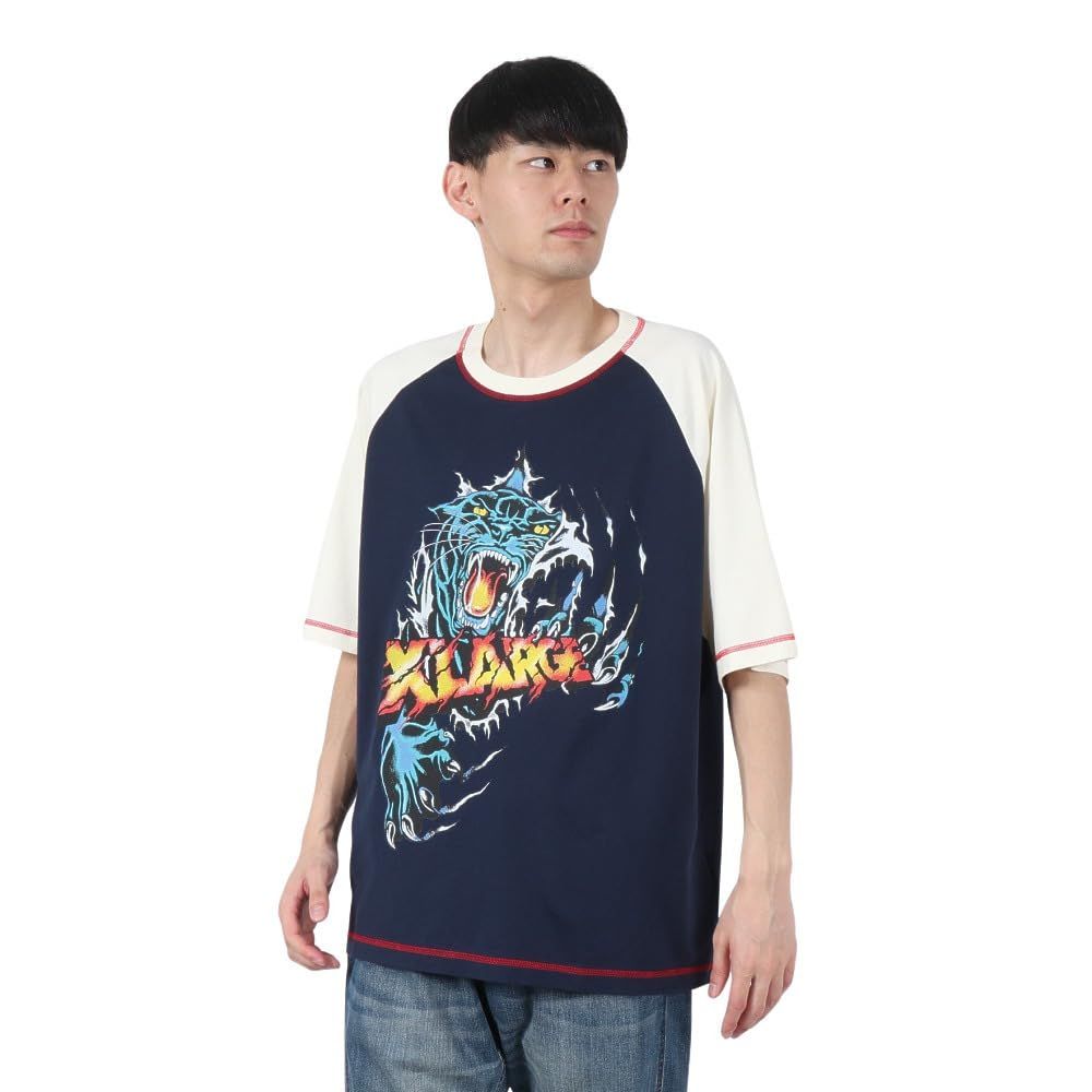 新品 [エクストララージ] パンサークローズラグランショートスリーブティー PANTHER CLAWS RAGLAN S/S TEE 101252011019 WHITE S
