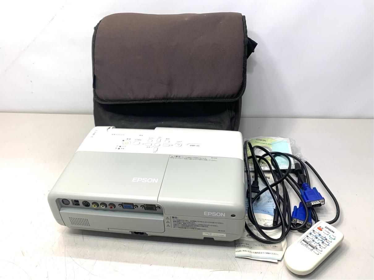 EPSON EMP-X5 プロジェクター 2200lm 付属品一式（リモコン・ケーブル） A1266A10 4,000円