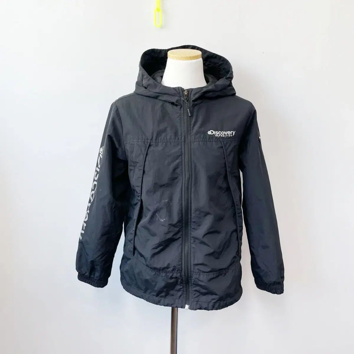 DISCOVERY ジュニア フードジップアップ 150 ジーンズセンス