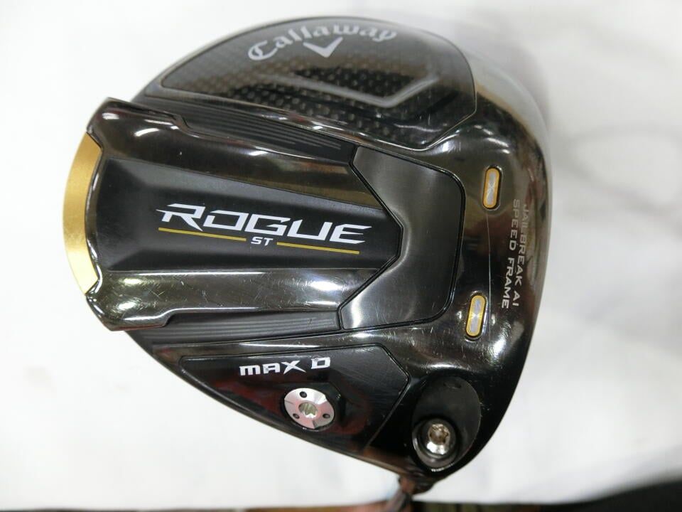 キャロウェイ　ROGUE ST MAX D　9度　◆リシャフト◆ツアーAD GP-5　Sフレックス　ドライバー　中古　ゴルフドゥ！札幌厚別店【最短即日発送】
