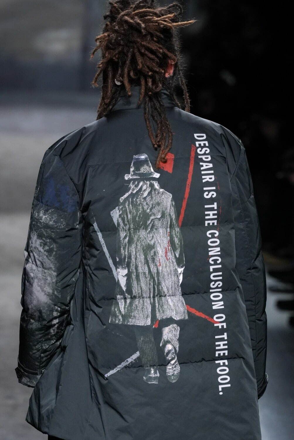 Yohji Yamamoto POUR HOMME 25aw パデットリバーシブルジャケット 山本耀司プリント 3 ヨウジヤマモトプールオム 2025aw 参考定価638,000- HL-J36-826