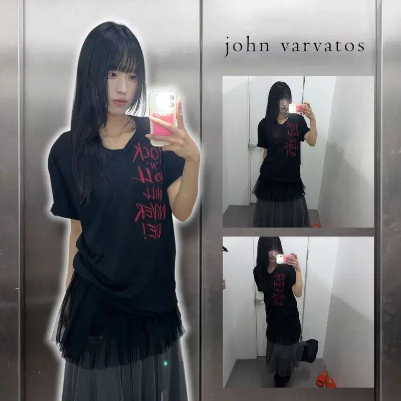 ジョン バルベトス グラフィック 半袖T