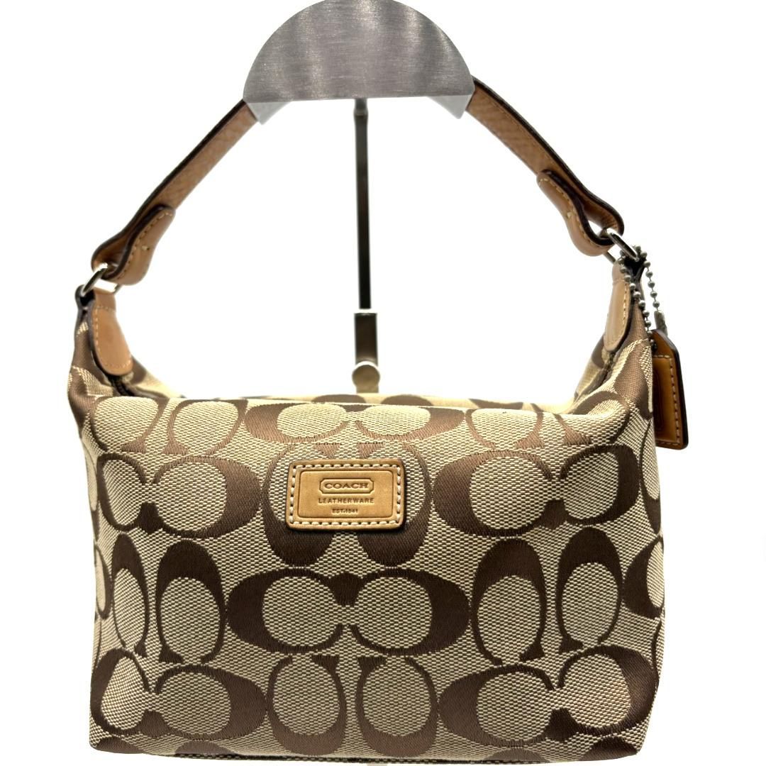 COACH コーチ シグネチャー アクセサリーポーチ ワンショルダーバッグ
