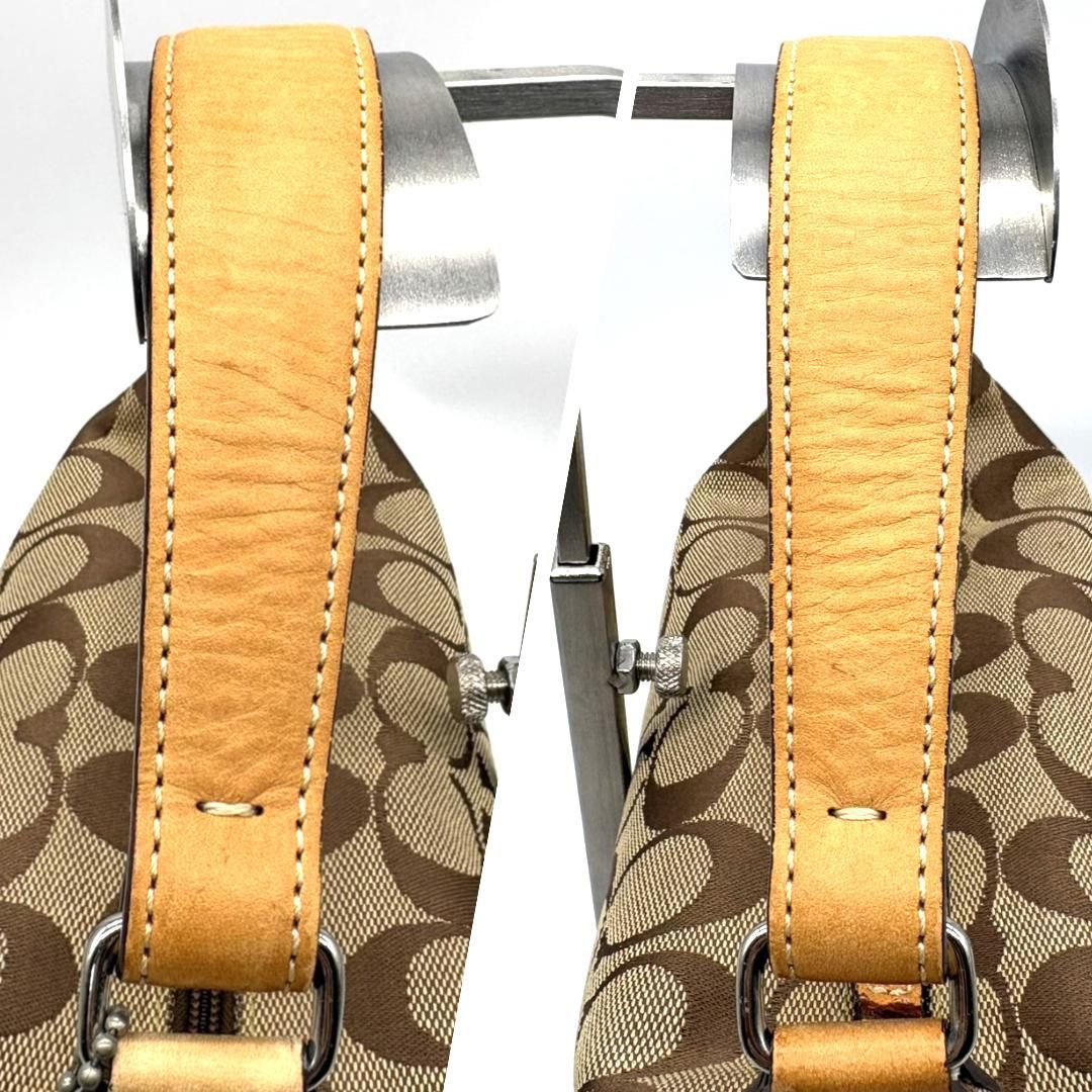 COACH コーチ シグネチャー アクセサリーポーチ ワンショルダーバッグ 