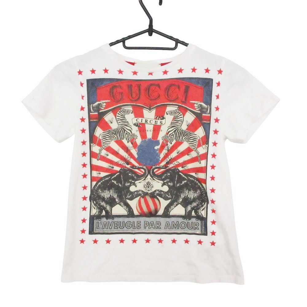 GUCCI グッチ 半袖Ｔシャツ チルドレン トップス アニマルプリント 8 【中古】