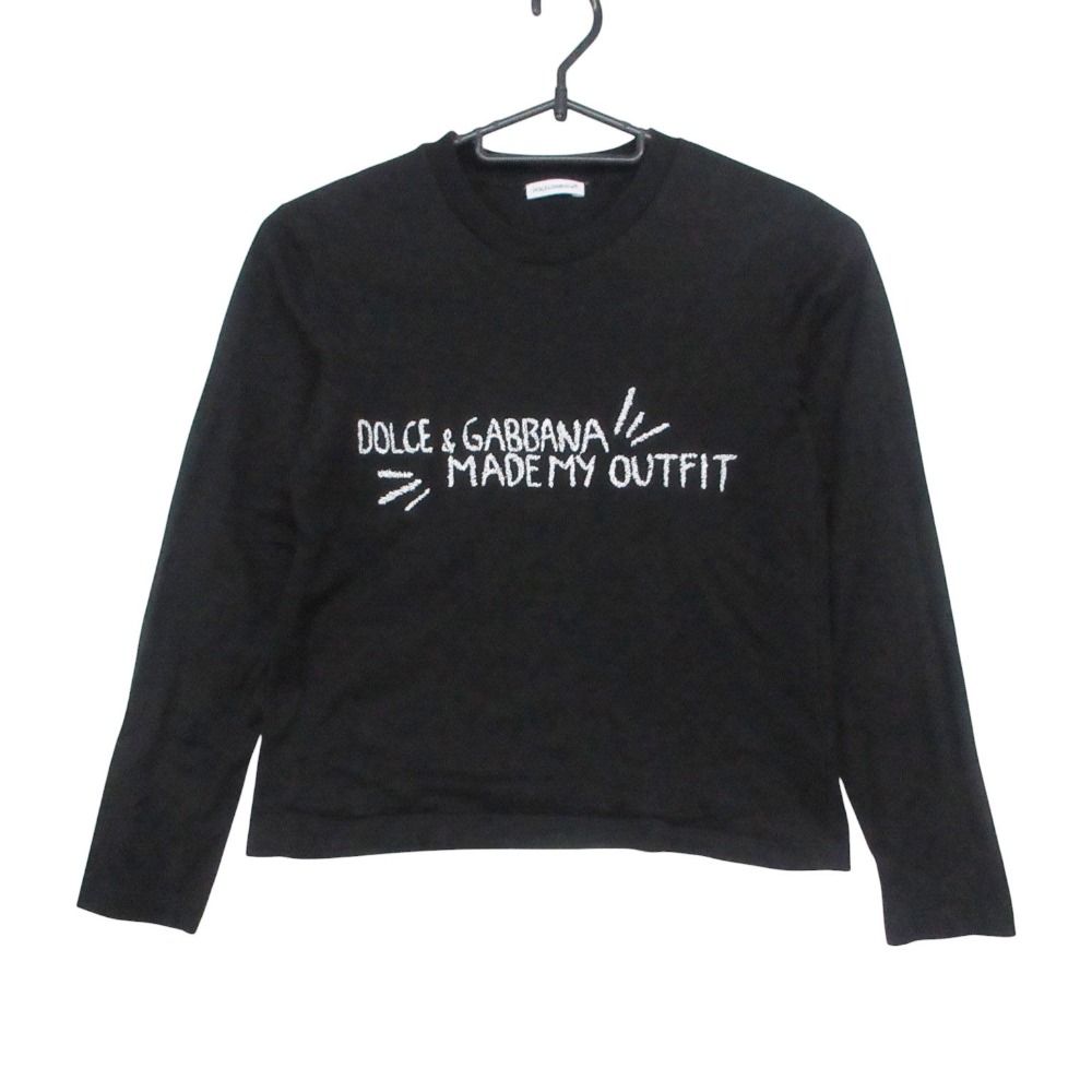 DOLCE&GABBANA ドルチェアンドガッバーナ 長袖Ｔシャツ ロゴT ロンT トップス 7/8 【中古】