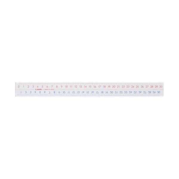 (まとめ) ライオン事務器 ピックアップ定規30cm L-10 1本 〔×30セット〕
