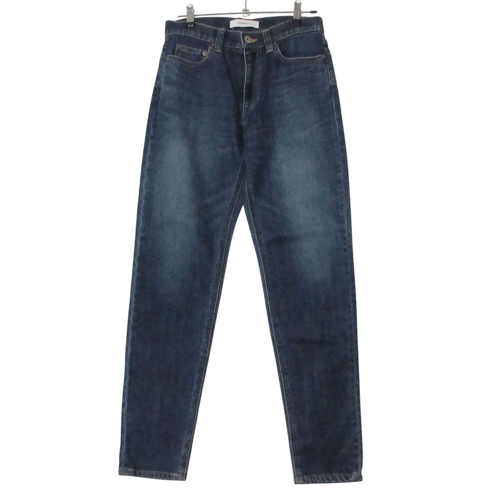 美品 Johnbull ジョンブル デニムパンツ ジーンズ ボトムス フルレングス スキニー スリム テーパード ブルー S【S】 レディース 【中古】