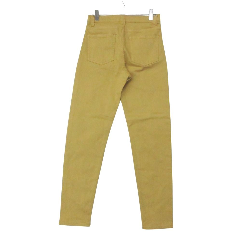 美品 Johnbull ジョンブル パンツ ジーンズ ボトムス フルレングス スキニー スリム テーパード イエロー S【S】 レディース 【中古】
