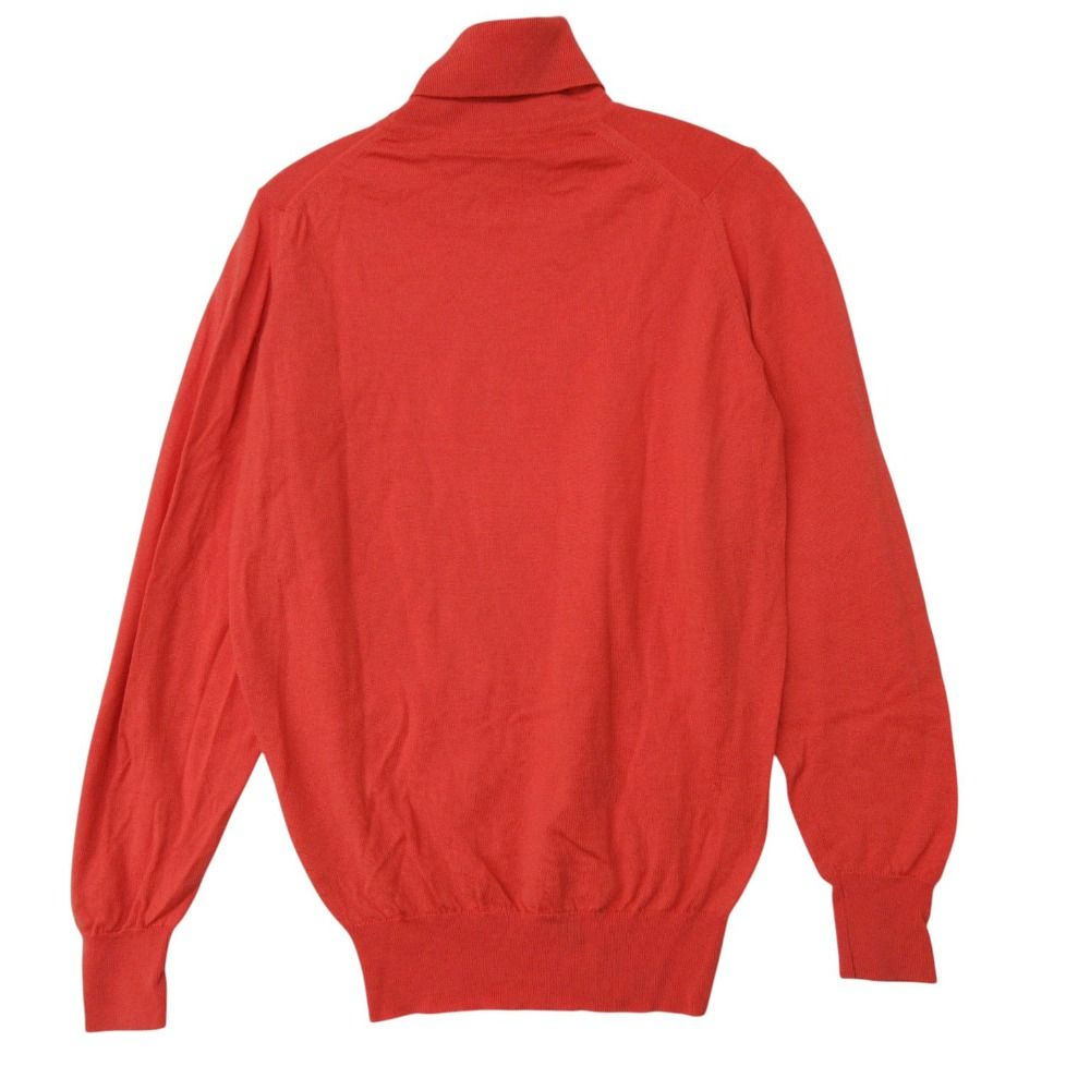 JOHN SMEDLEY ジョンスメドレー ニット タートルネック 長袖 トップス ウール オレンジ XS【XS】 メンズ レディース 【中古】