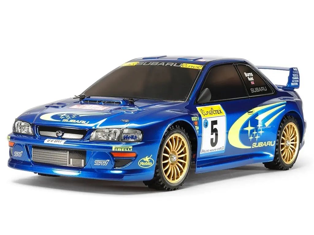 【新品】ラジコン 1/10 RC インプレッサ モンテカルロ ’99 (TT-02シャーシ) 「電動RCカーシリーズ No.631」 組み立てキット [58631]