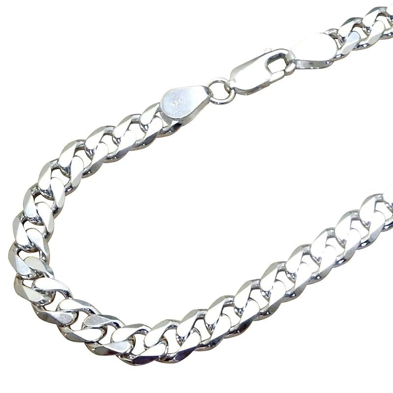 [100点市場] （6.5mm 50cm）喜平ネックレス シルバー925 ネックレス メンズ シルバーチェーン シルバーネックレス メンズネックレス だけ キヘイ きへい 6面カット 喜平チェーン のみ 刻印有