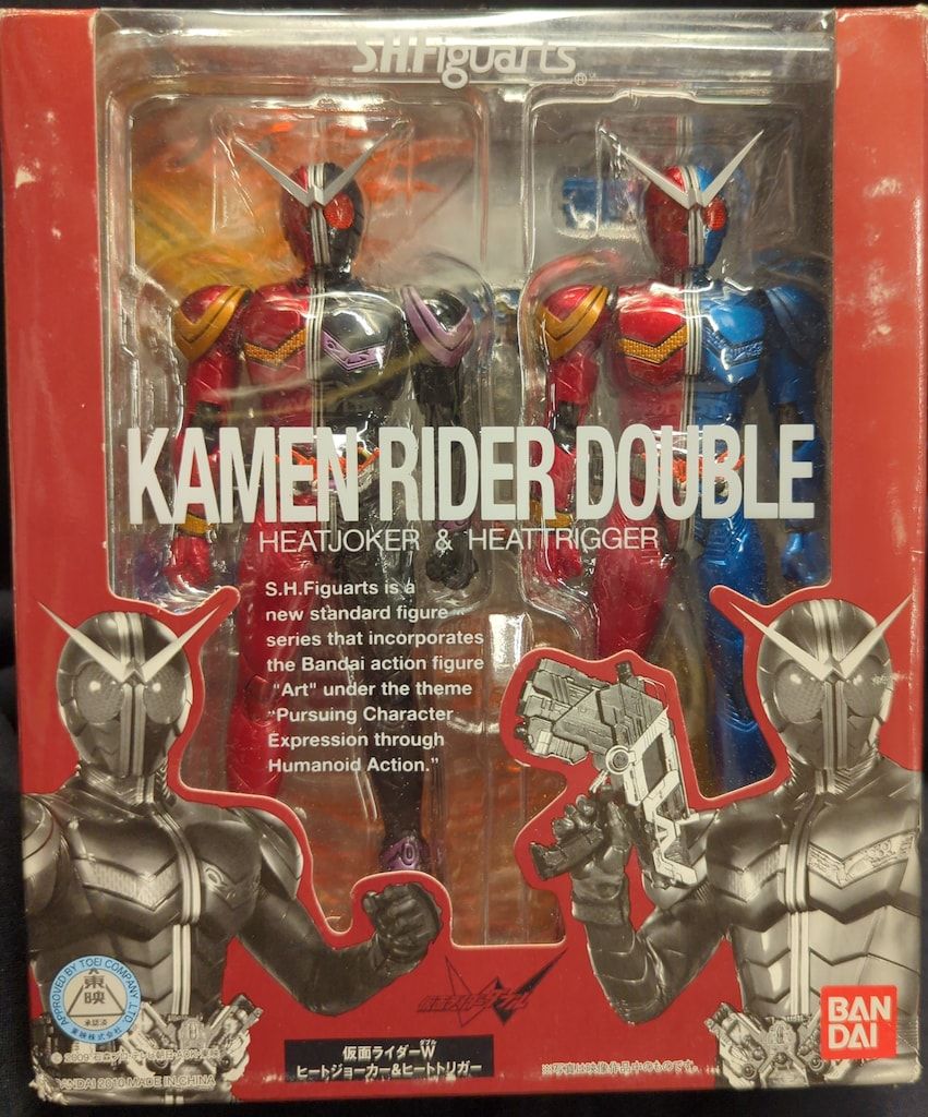 バンダイ S.H.Figuarts 仮面ライダーW 仮面ライダーW ヒートジョーカー&ヒートトリガー