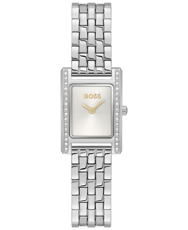 ヒューゴボス レディース アクセサリー 腕時計 ミニ Tシャツ Hugo Boss Womens Lucy Precious Quartz Basic Mini Stainless Steel Watch 1850mm Silvertone シルバー