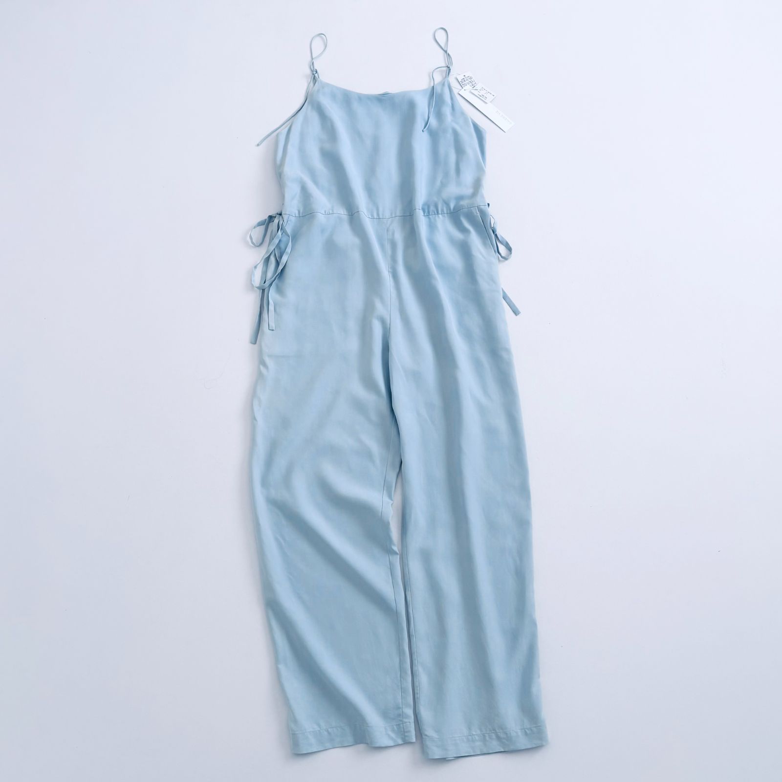 GALERIE VIEシルクサンドウォッシュ サロペット