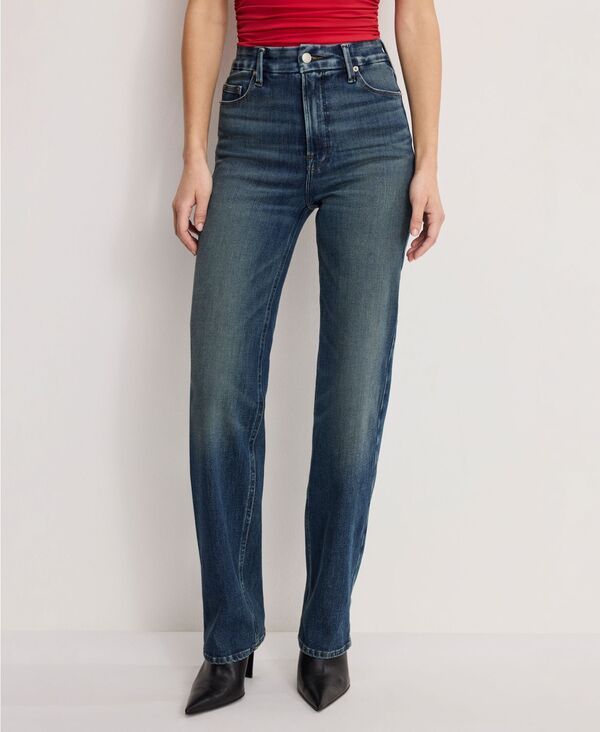 グッドアメリカン レディース ボトムス デニムパンツ ジーンズ Good American Womenstraight Fit Jeans Indigo インディゴ