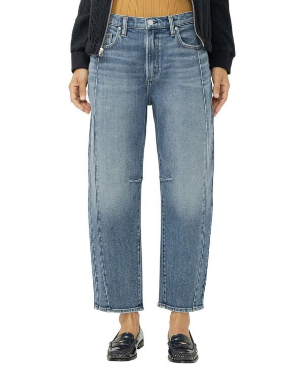 シルバー ジーンズ レディース ボトムス デニムパンツ Silver Jeans Co Womens High Rise Barrel Leg Jeans Lindon