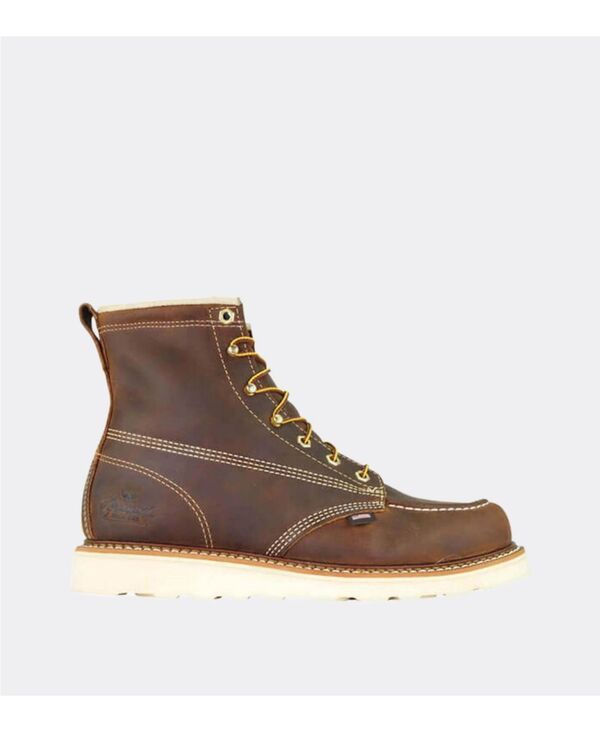 ソログッド メンズ シューズ ブーツ・レインブーツ Tシャツ Thorogood Mens American Heritage 6 Steel Toe Trail Work Boots for Men Crazyhorse