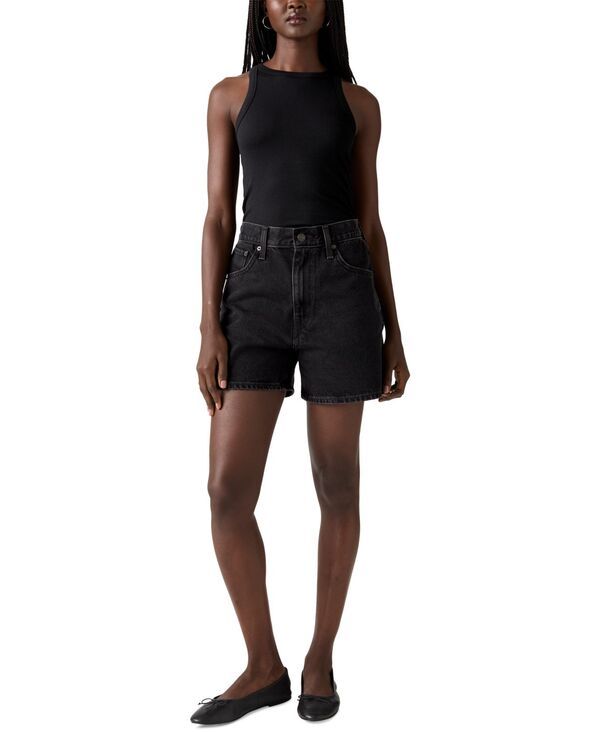 リーバイス レディース ボトムス ハーフパンツ・ショーツ ショートパンツ コットン デニム Levis Womens Cotton CinchWaist Denim Shorts Open Mind デニム