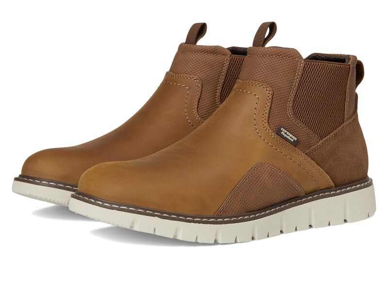 ノンブッシュ メンズ シューズ ブーツ・レインブーツ チェルシーブーツ チェルシー Nunn Bush Karnak Plain Toe Chelsea Boots Lightweight Comfortable Chukka Tan タン