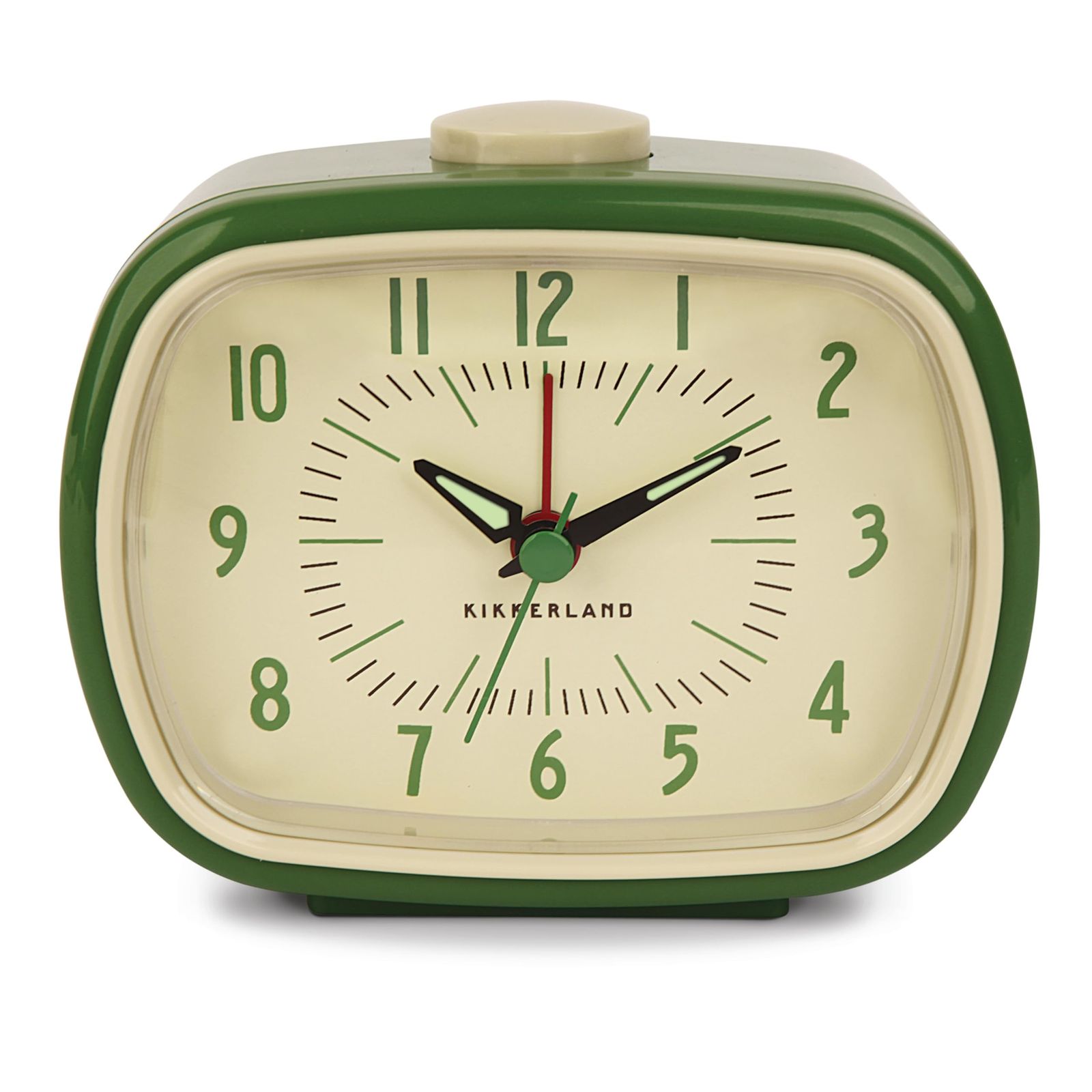 KIKKERLAND Retro Alarm Clock W10.7×D5.7×H8.8c グリーン AC08G [並行輸入品]ts af6f3b4b