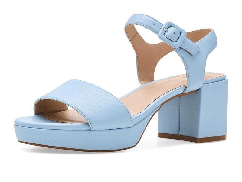 ライフストライド レディース シューズ ヒール サンダル LifeStride Rhythmn Strappy Sandals Ice Blue ブルー