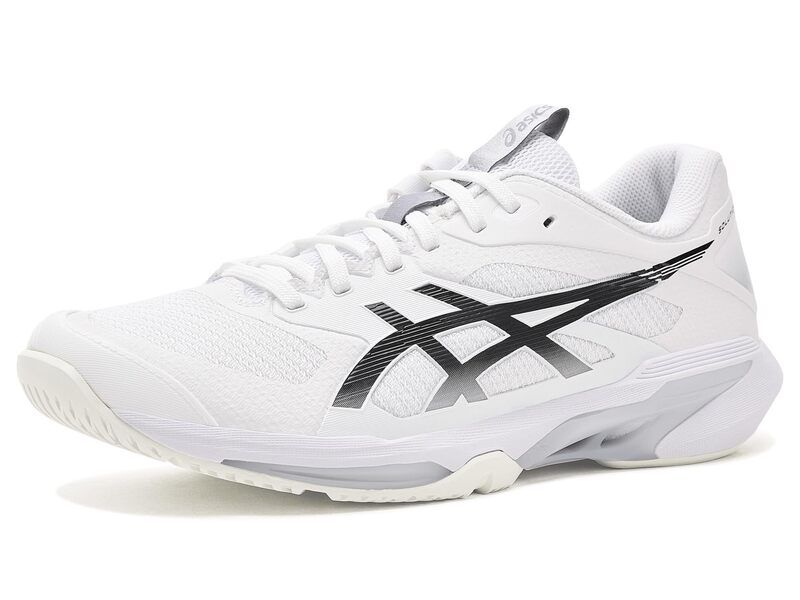 アシックス メンズ シューズ スニーカー ASICSolution Speed FF 4 WhiteBlack ホワイト